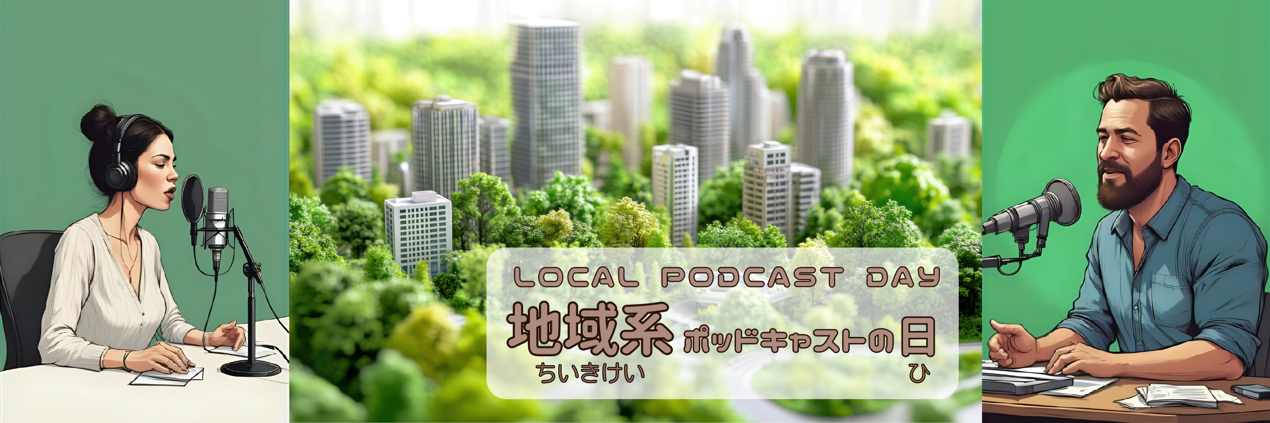 地域系ポッドキャストの日 12月のバナー