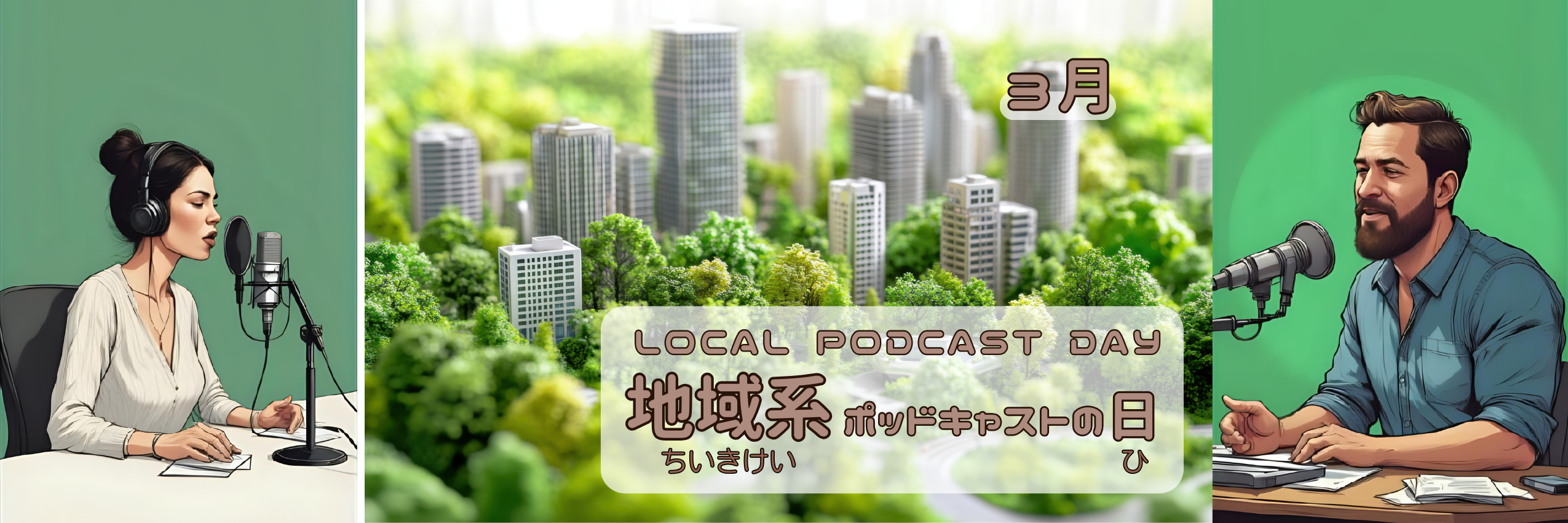 地域系ポッドキャストの日 2026年3月 のカバー画像