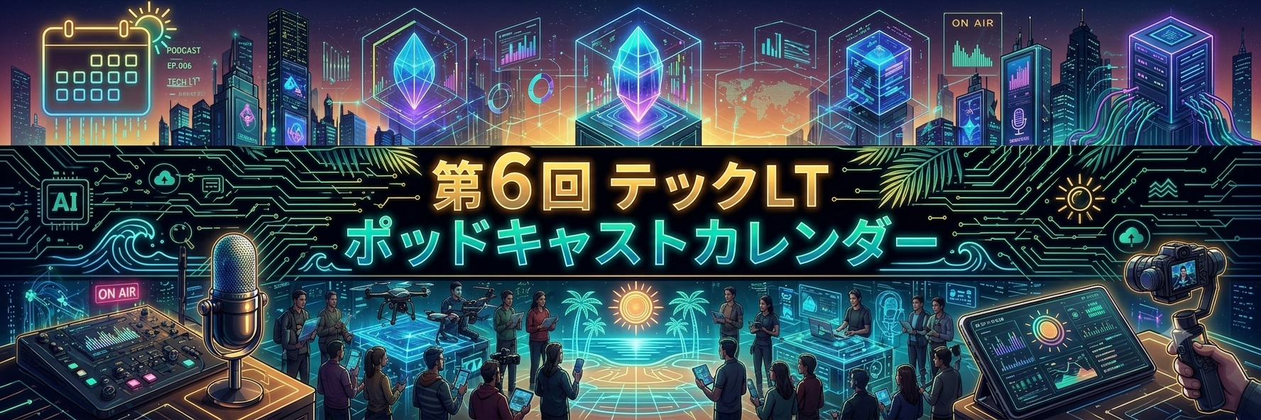 第6回 テックLTポッドキャストカレンダー のカバー画像